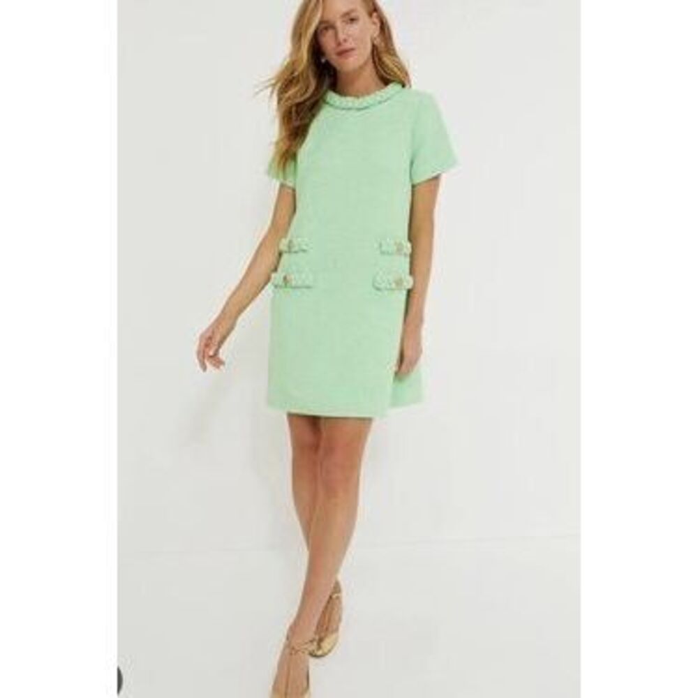 SALE!  Tuckernuck Palm Beach Tweed Jackie Dress M EUC Gorgeous Sold Out!! Rare!